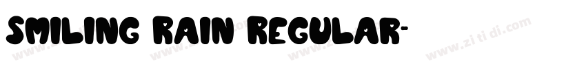 Smiling Rain Regular字体转换